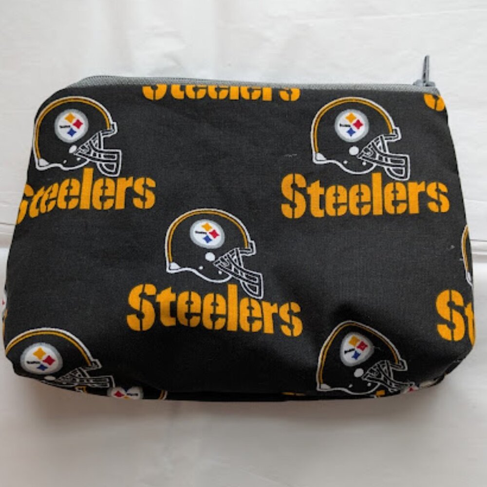 Homemade Pittsburgh Steelers Zippered Pouch